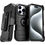Thumbnail: iPhone 16 Pro Case with Belt Clip Holster & KickstandShockproof Dual-Layer Case
