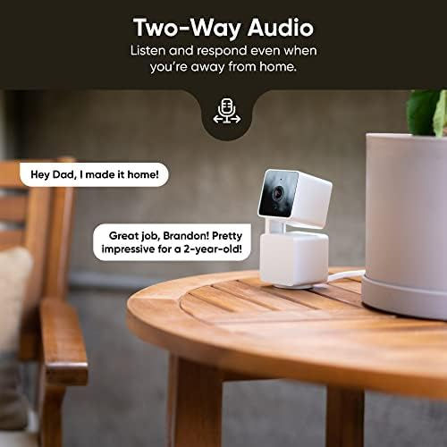 Thumbnail: WYZE Cam Pan v3 Security Camera, 1080P, 360° Motion Tracking, White