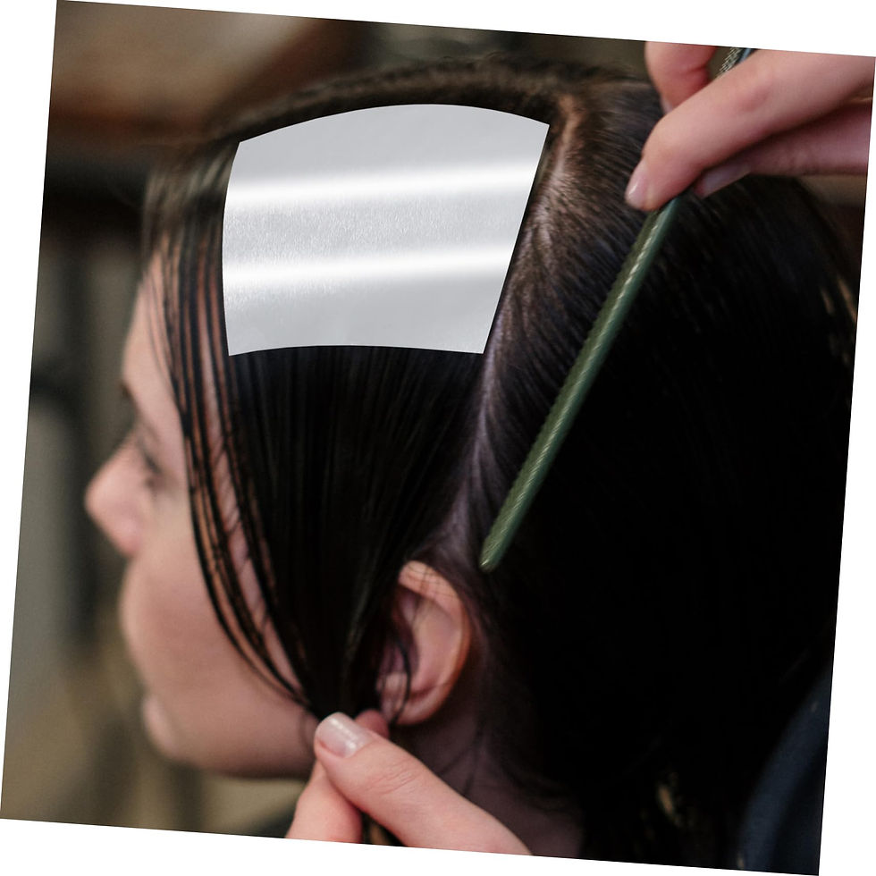 Thumbnail: Ipetboom 3 Rolls Foil Perm Hair Coloring Tools, Pre-Cut Hair Foil, 3pcs