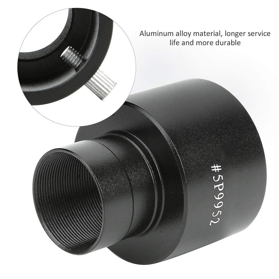 Thumbnail: Telescope Adapter Ring 0.965In to 1.25In, T-Mount for Eyepiece Lens Camera