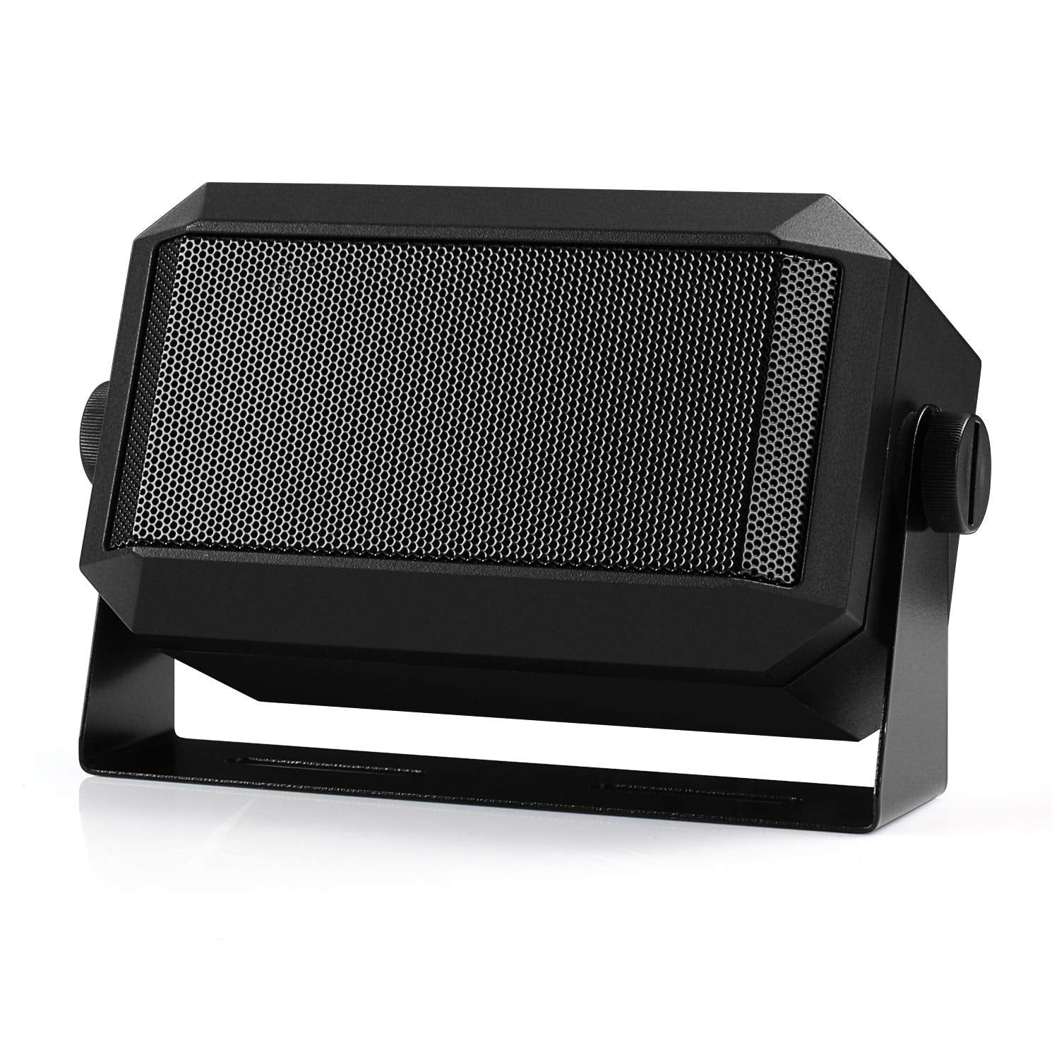 Radioddity External Speaker for Radio Car Transceiver, Mini Mobile 5W Universal