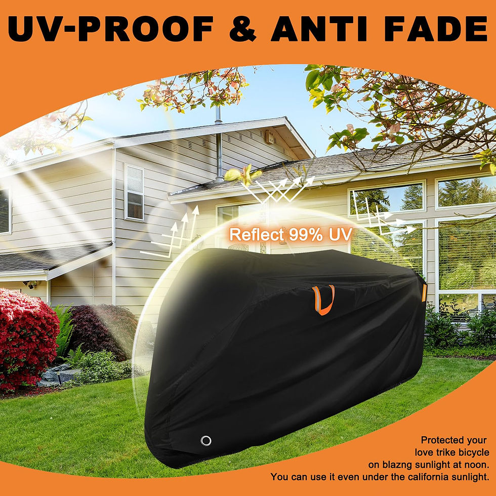 Thumbnail: Adult Tricycle Cover Outdoor Waterproof ,Heavy Duty Storage 420D Trike,3