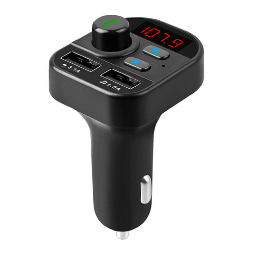 Handsfree Call Car Charger Wireless Bluetooth 5.0 FM Transmitter Radio