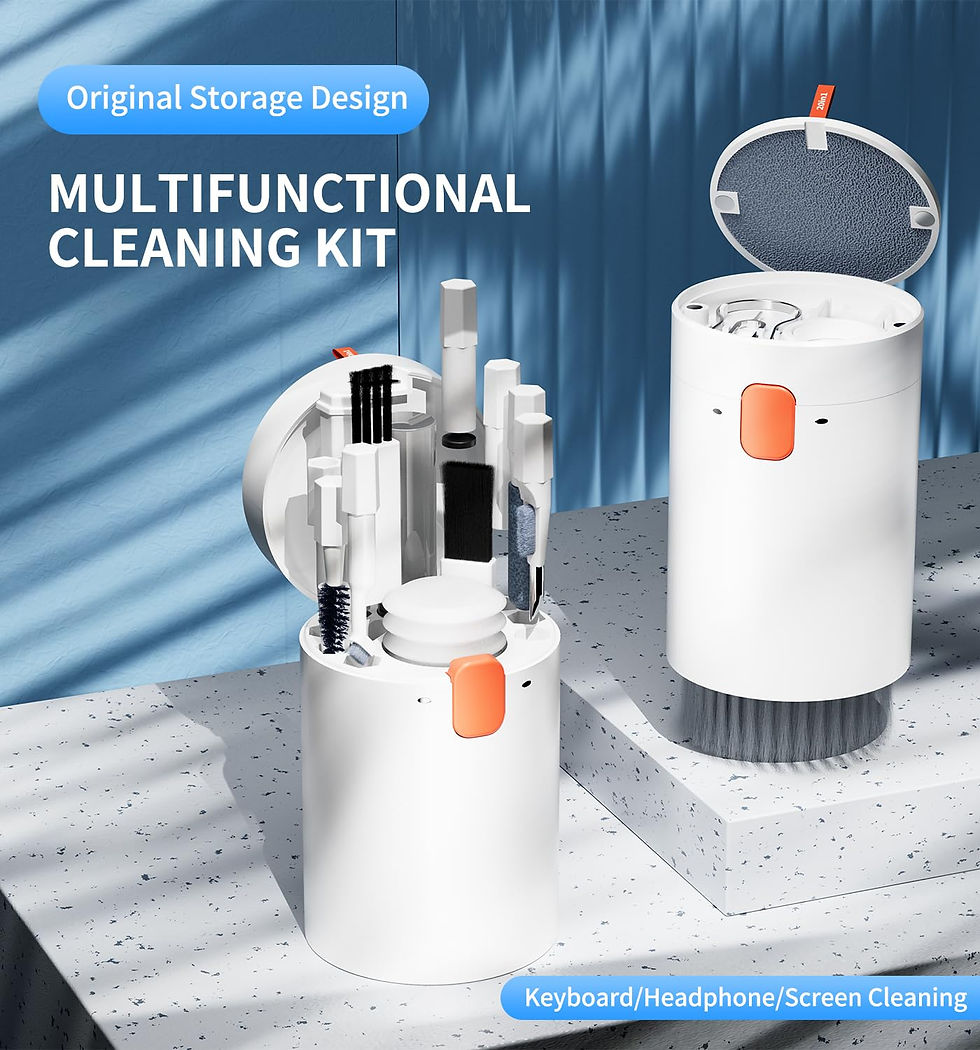 Thumbnail: Keyboard Cleaning Kit, 20-in-1 Computer Screen Brush for MacBook, Phone, Laptop