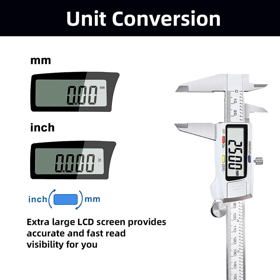 Thumbnail: Greywolf Caliper, Steel Tool, Electronic Vernier Caliper Digital Stainless