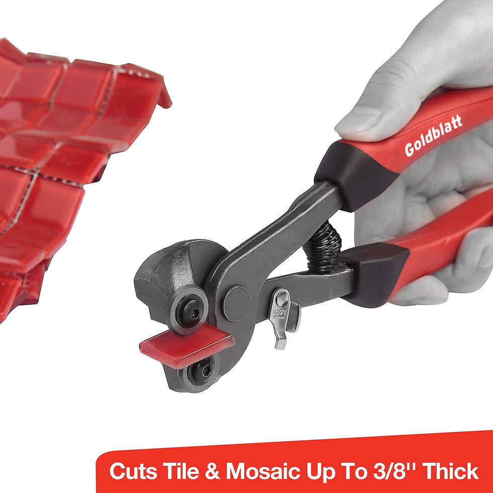 Thumbnail: Goldblatt Piece Tile Nippers Set - Heavy Duty Wheeled Nipper & Hd Nipper, Cutter