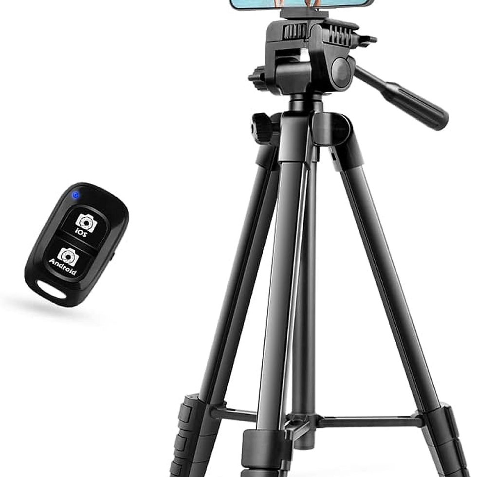 Thumbnail: UBeesize 54" Tripod for iPhone/Android/Camera/GoPro, Remote Control