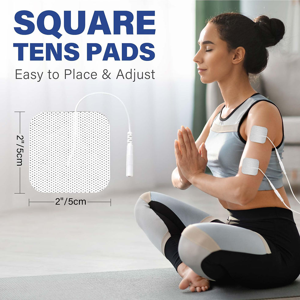 Thumbnail: LotFancy TENS Unit Electrode Pads, 40PCS 2"x2" EMS Pads for Electrotherapy,