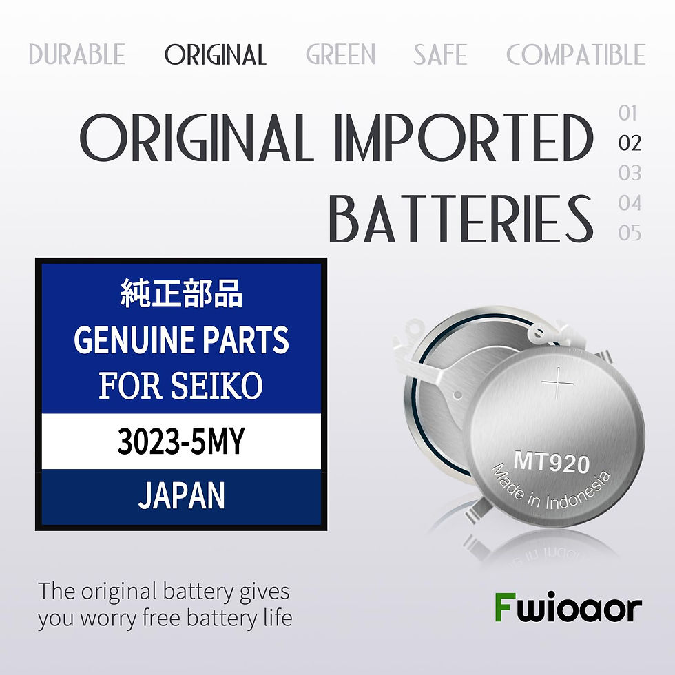 Thumbnail: Replacement Capacitor & Battery for MT920 3023.5MY Kinetic 3023-5MZ Movements