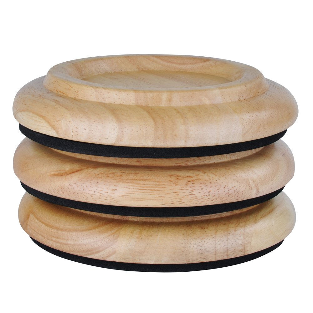 Solid Wood Piano Caster Cups,Set of Casters Floor Protectors Coasters Furniture