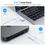 Thumbnail: OMOTON Wired Keyboard for Mac, Dual USB & Type-C Interface, Numeric Keypad