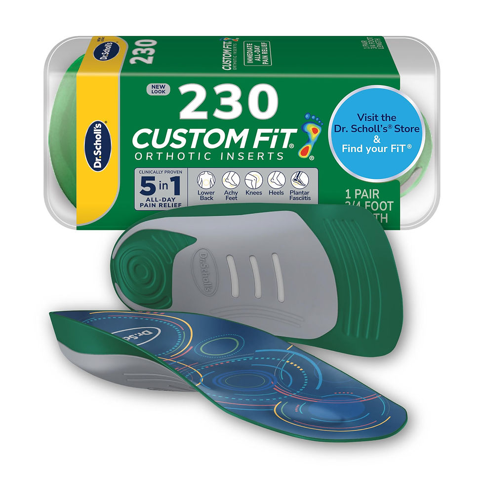 Thumbnail: Dr. Scholl�s Fit Orthotics Arch Support Shoe Custom 3/4 Length - Plantar
