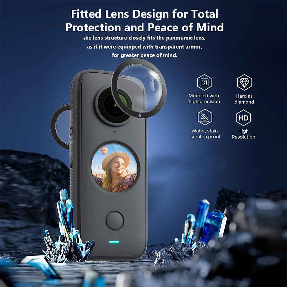Thumbnail: Lens for one Protector PC Protective Guard Insta360 X2, Lens Cover for