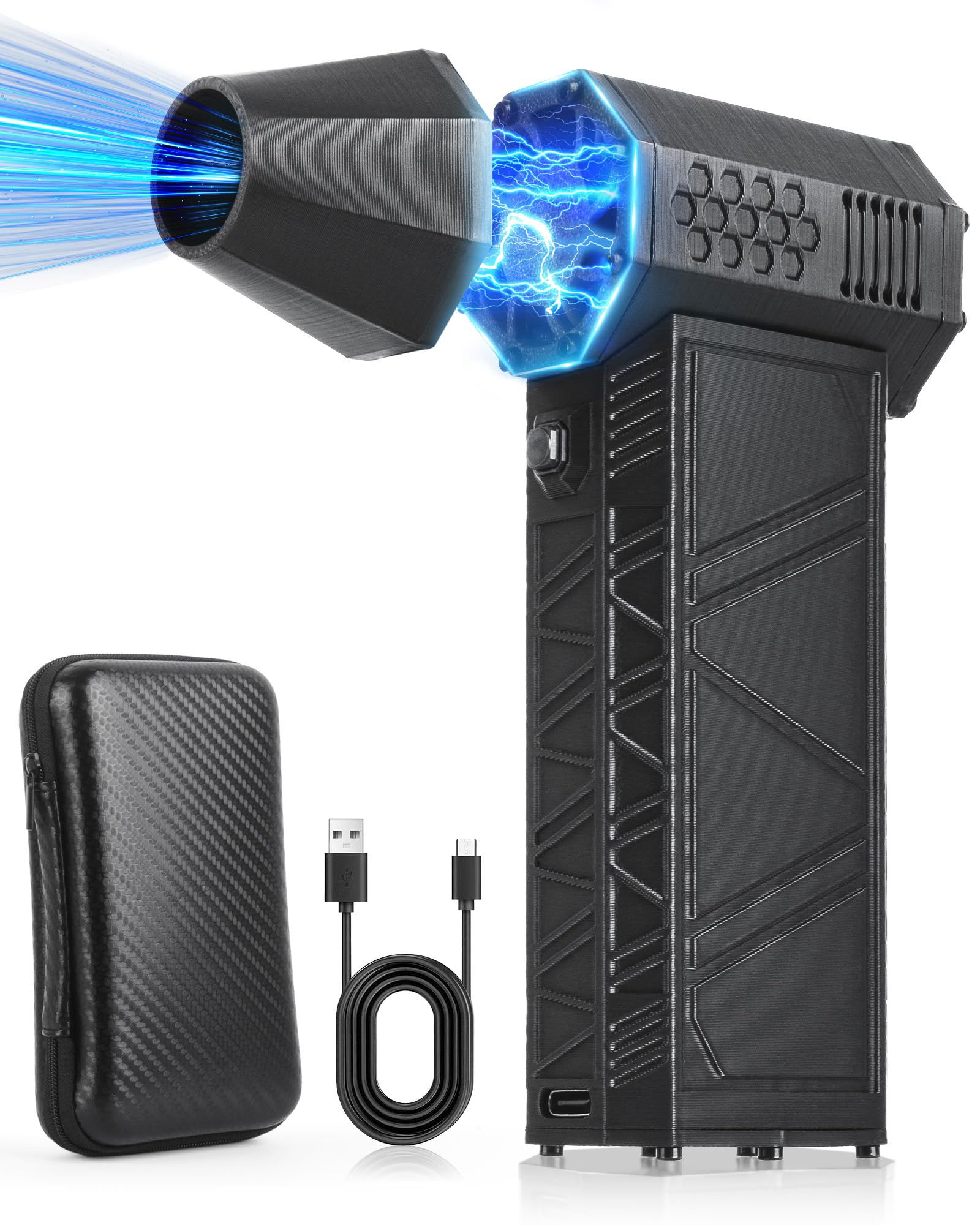 Electric Air Duster 150000 RPM, Adjustable Speed, Rechargeable for Cleaning