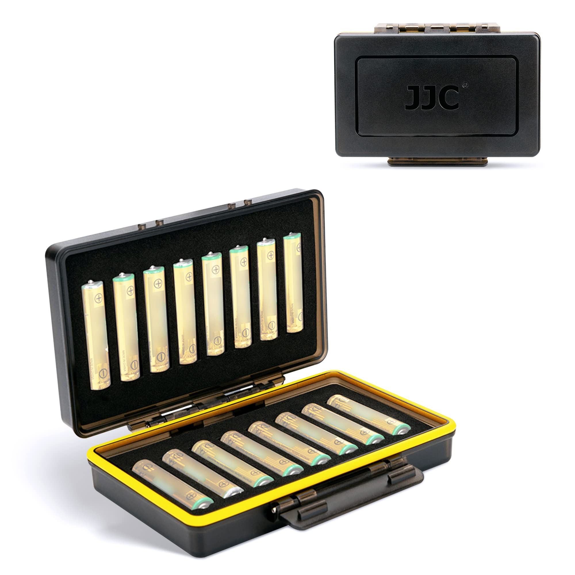 AAA Battery Storage Case, Holds 16 AAA Batteries, Water-Resistant