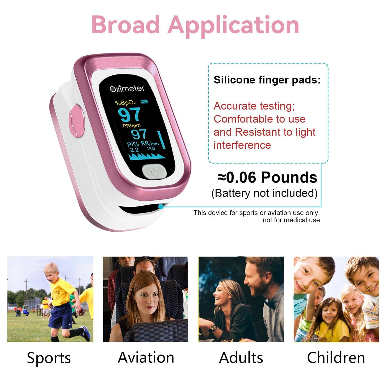 pulse heart rate Accurate of and with OLED oximeter rechargeable finger monitor