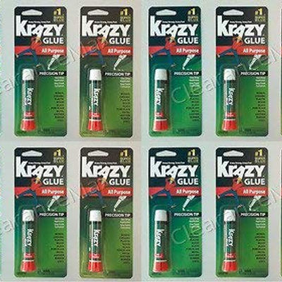 Krazy Glue KG585 Instant Purpose Tube 0.07-Ounce Clear-Pack of 12
