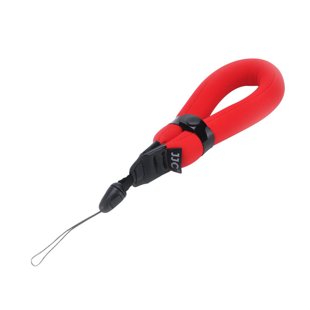 JJC Waterproof Floating Wrist Strap for Olympus, Fujifilm, GoPro, Red