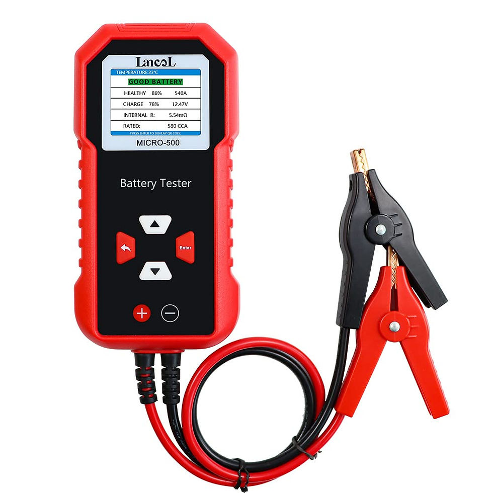 Thumbnail: 12V Battery Tester for Cranking Systems, Automotive Alternator Analyzer