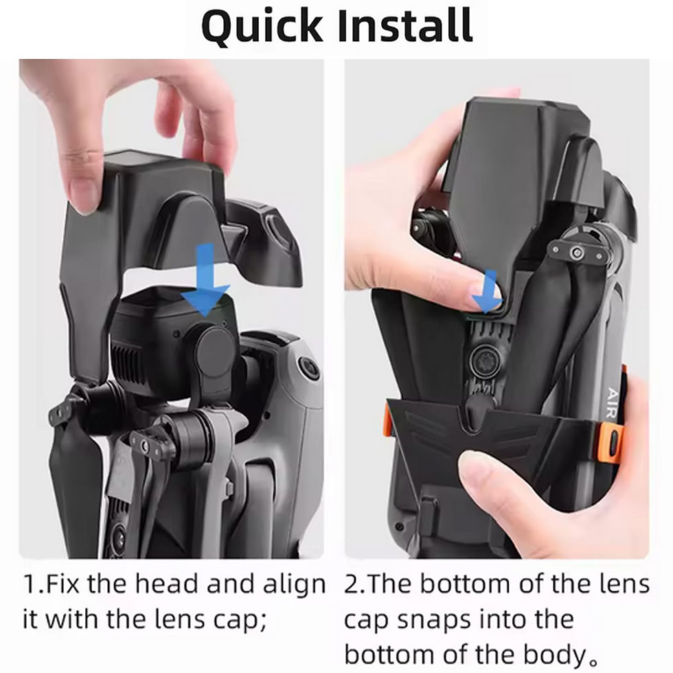 Thumbnail: Lens Cover Protector for DJI Air Drone, Gimbal 3S Air Lens Protector Lens