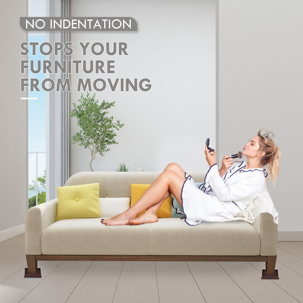 Thumbnail: Non Slip Furniture Pads, Round Rubber Caster Cups, Pcs Coasters, Anti-Slip Anti