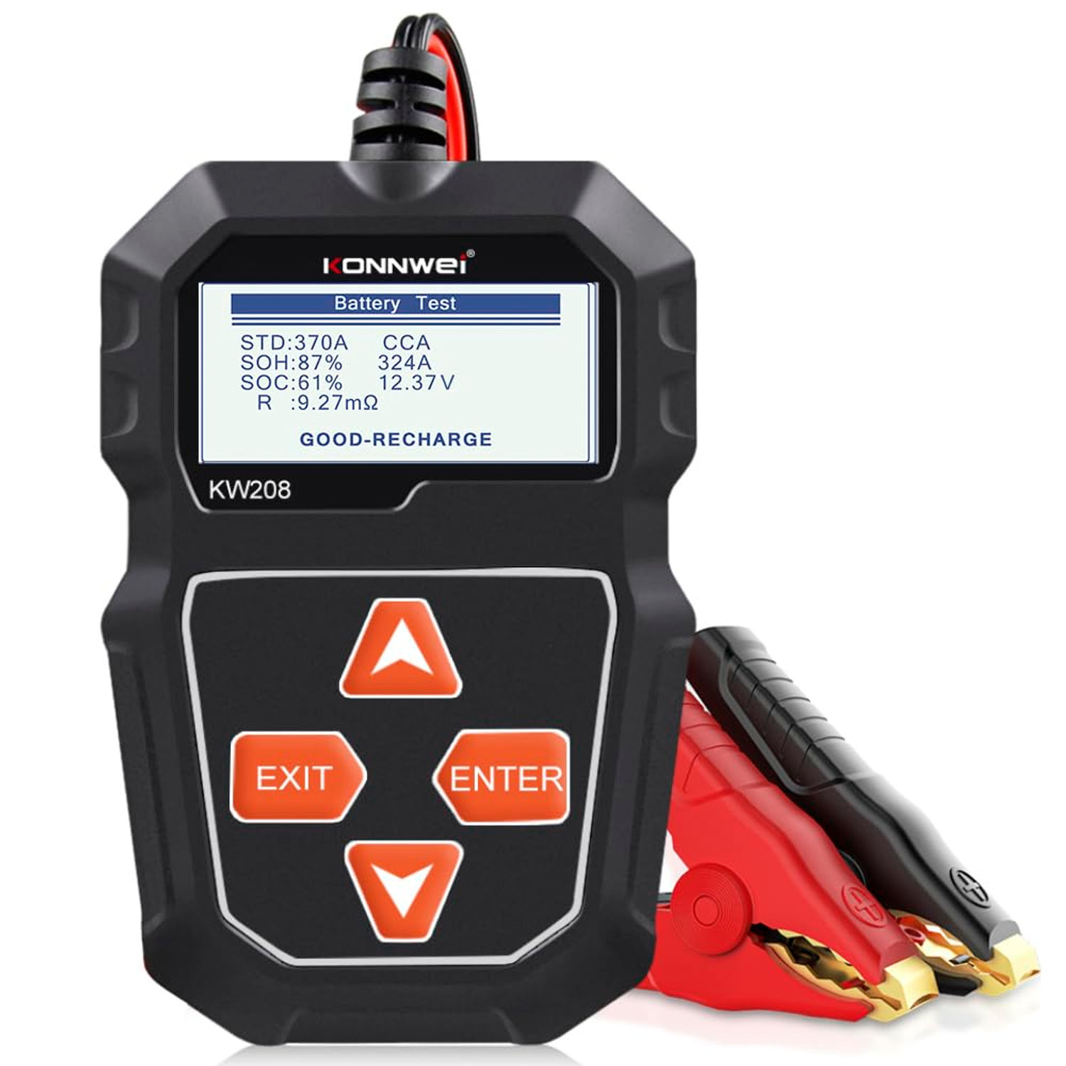 KONNWEI KW208 12V Car Battery Tester, Digital Auto Battery Analyzer