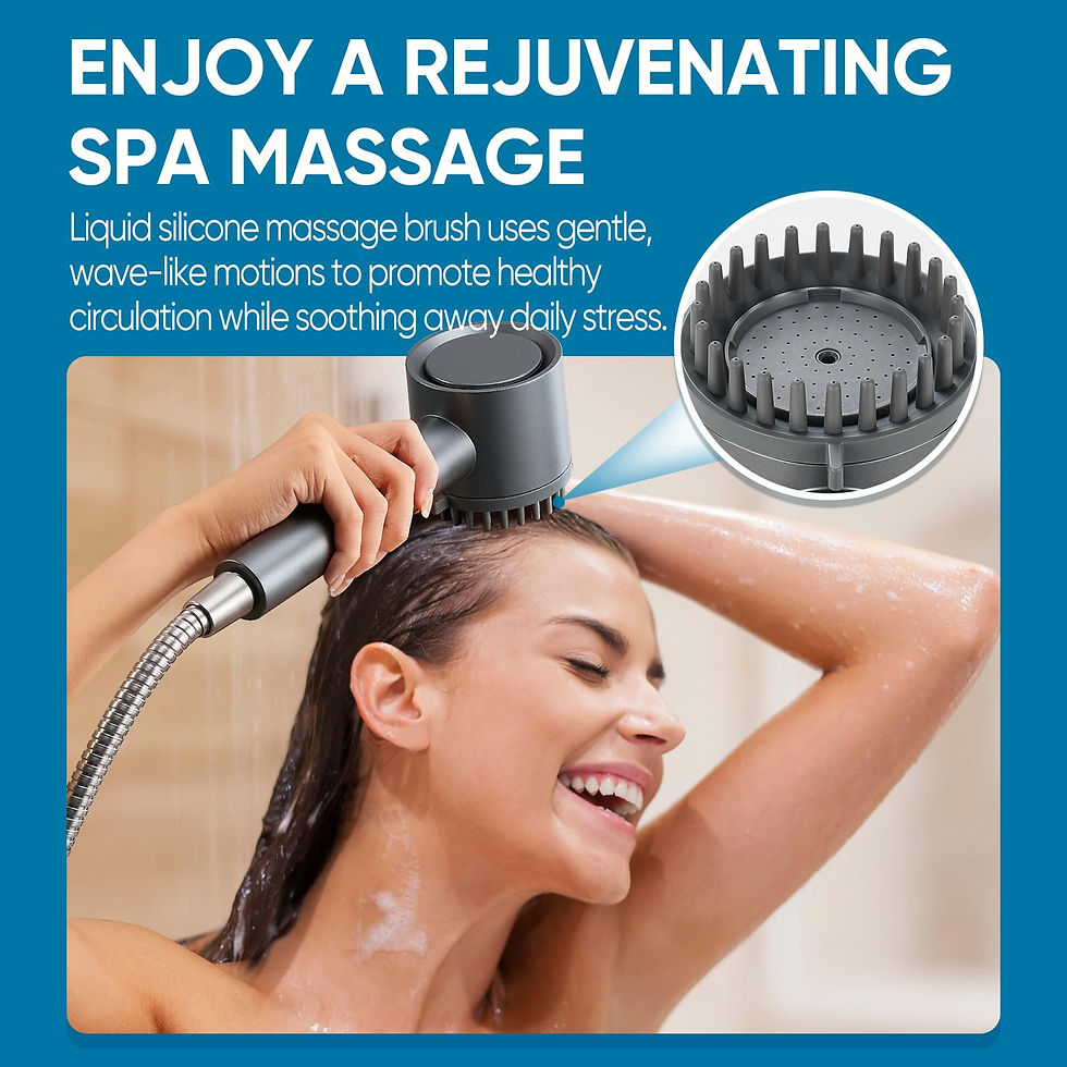 Thumbnail: Cobbe Ion Drops Shower Head with Handheld, Pressure Spray Showerhead Filters,