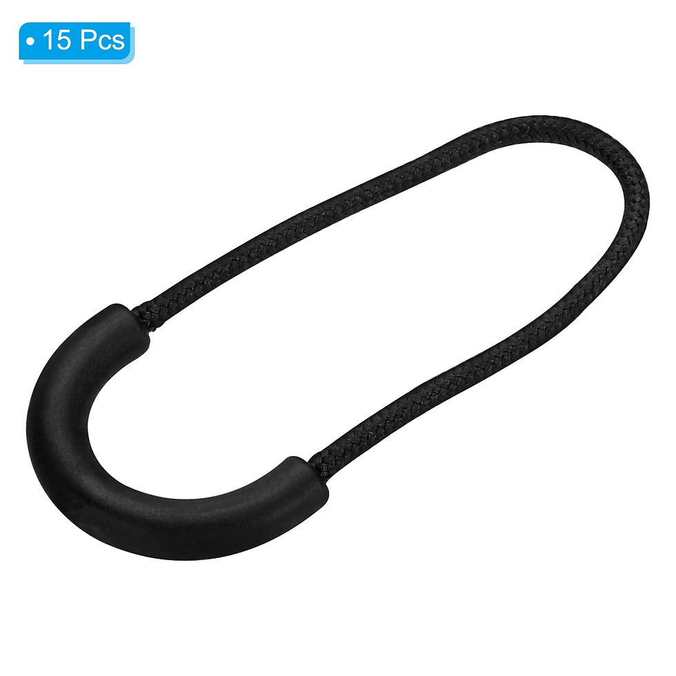 Thumbnail: PATIKIL Zipper Pulls Replacement, 15-Pack U-Shape Extenders for Bags & Jackets