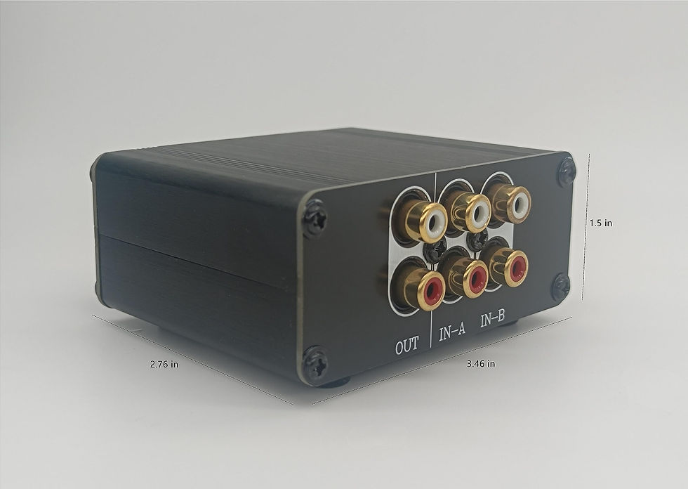 Thumbnail: HiFi RCA Passive Stereo Audio with Control, Preamp Preamplifier Volume