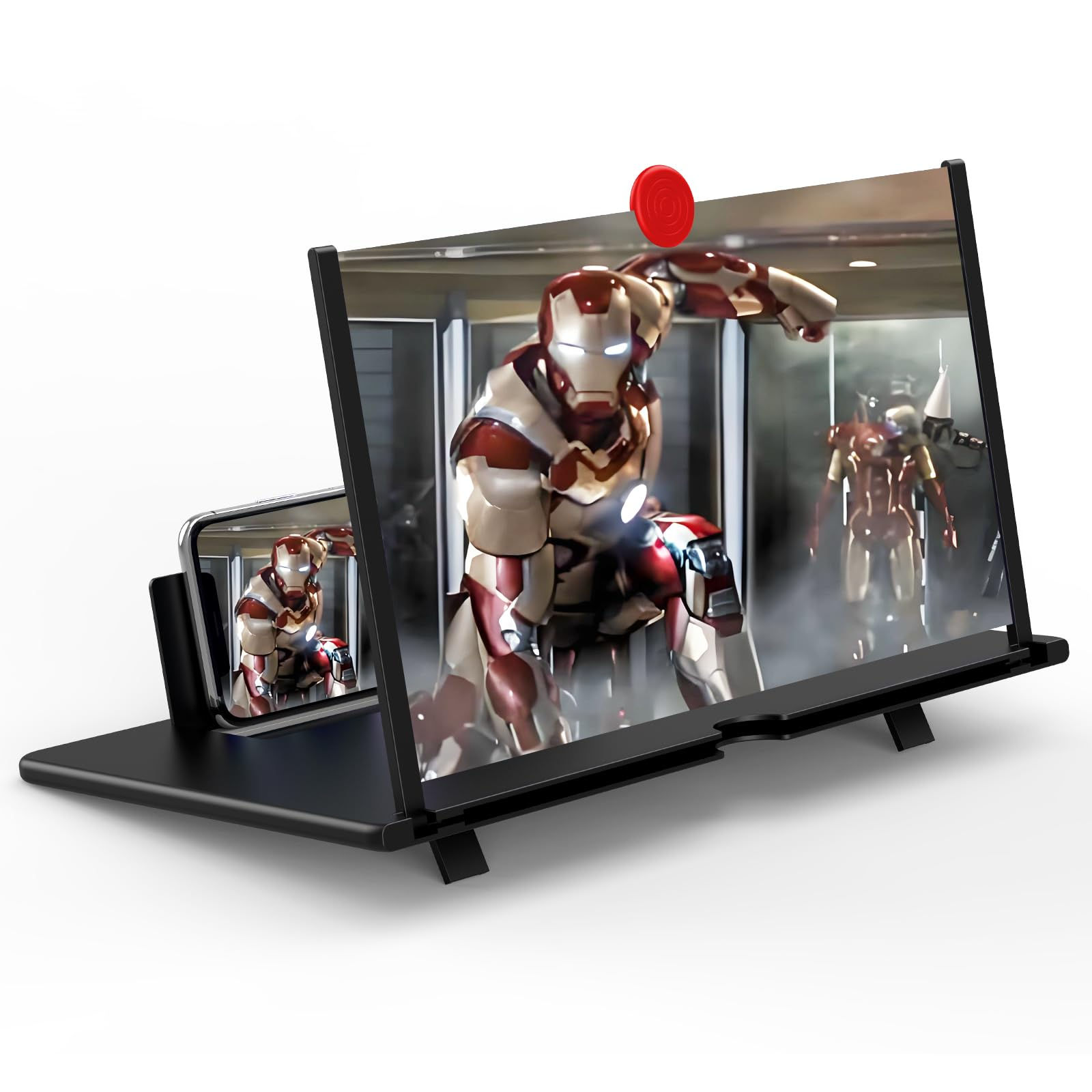 12" Screen for Cell Projector Expander Magnifier Phone,3D Magnifying for