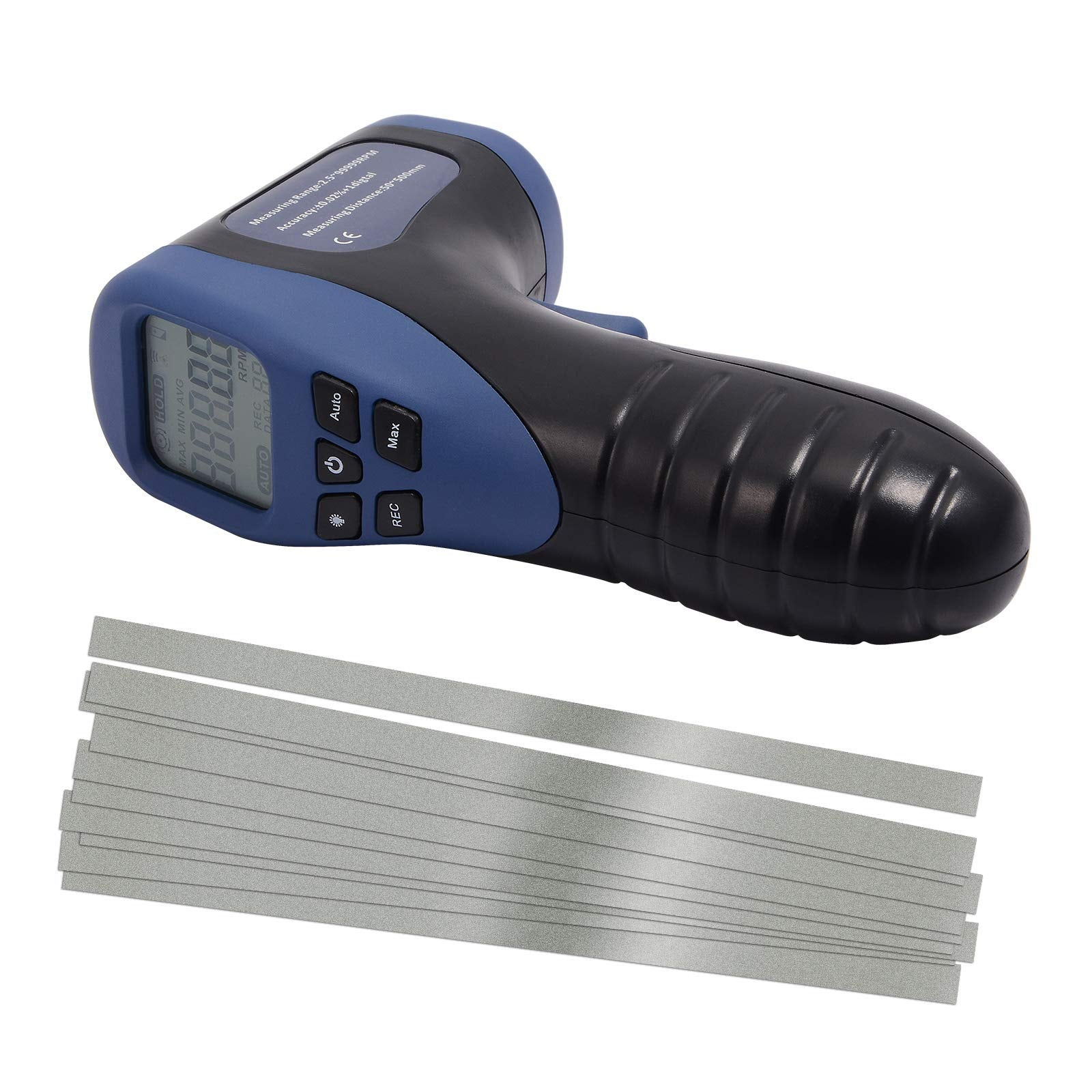 EHDIS LCD Photo Non-Contact Speed Style Reflective Digital Tachometer RPM