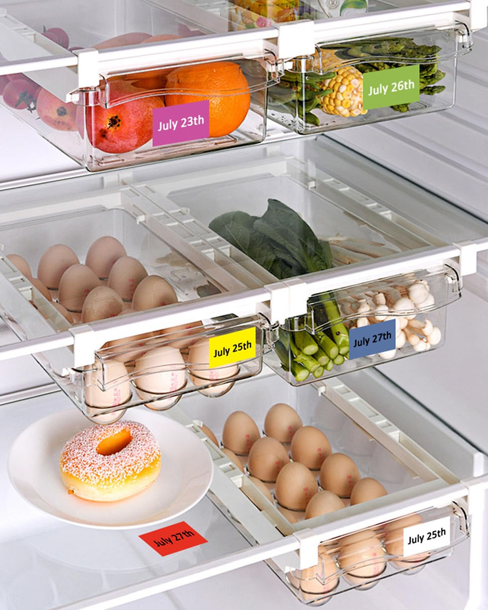 Thumbnail: 6-Pack 24mm Label Maker Tape for Brother P-Touch, Laminated Colored Labels
