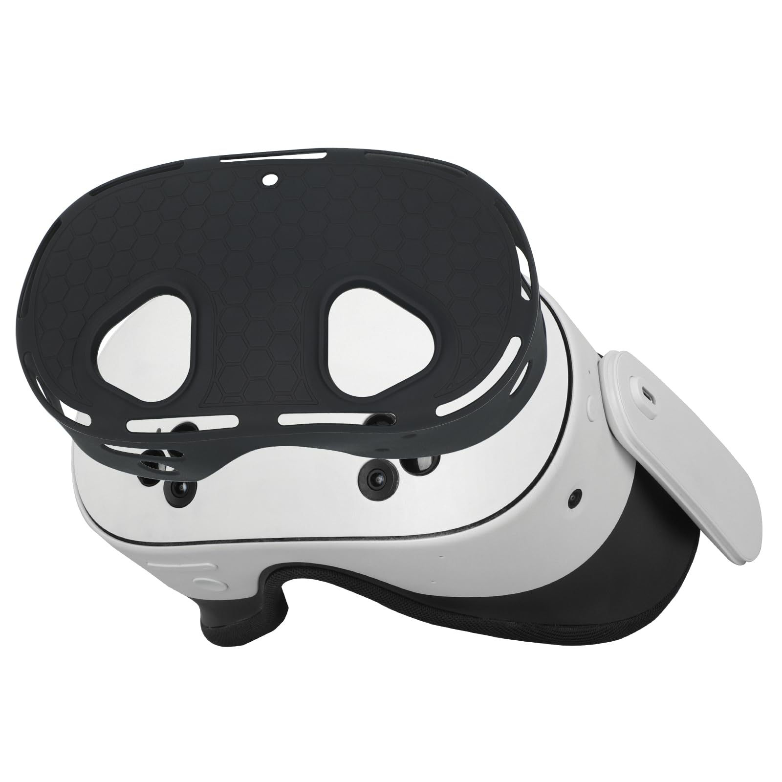 Silicone Cover for Meta Quest 3S, Protective Washable Cover for VR, Black