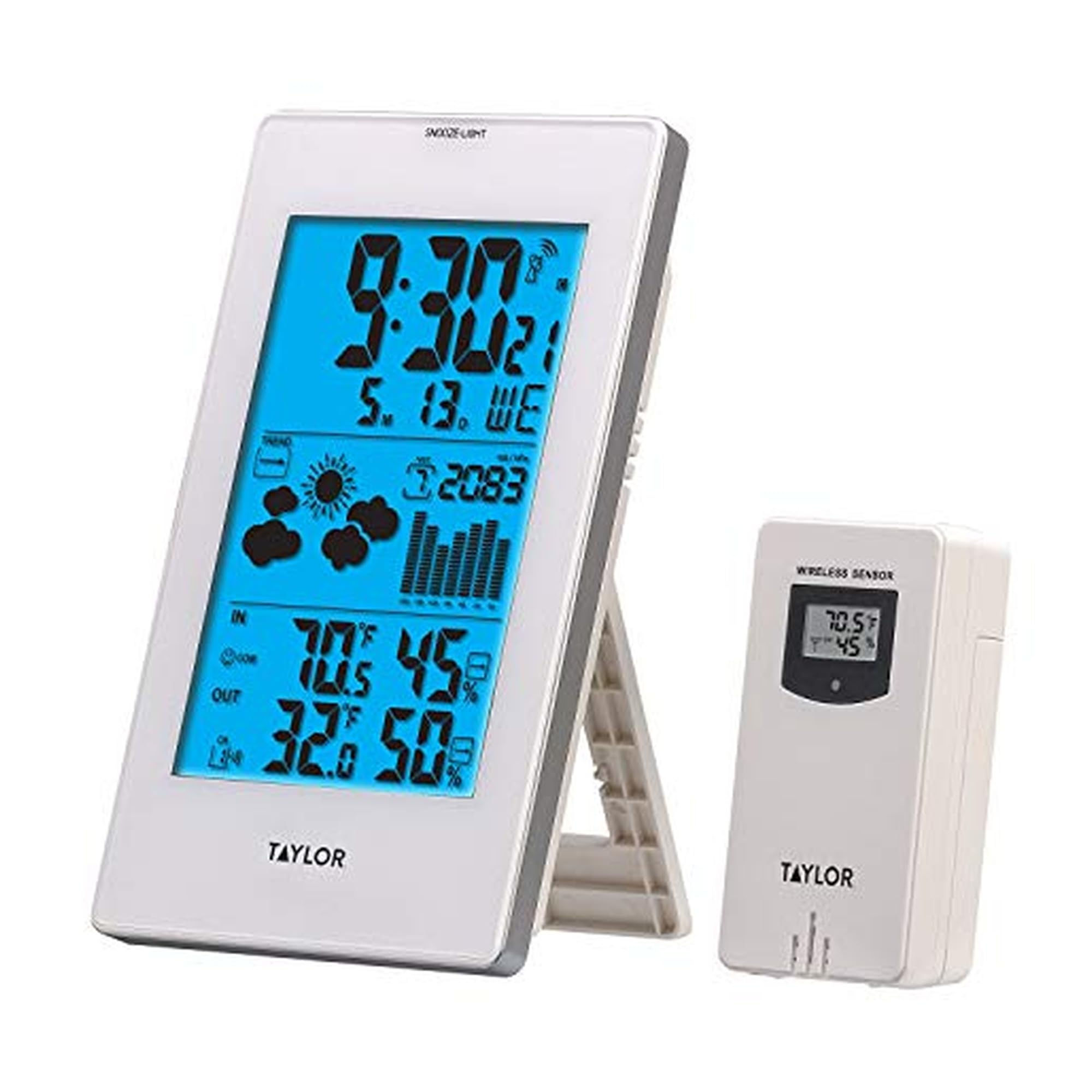 Taylor Digital Weather Forecaster, Indoor Outdoor Weather Station