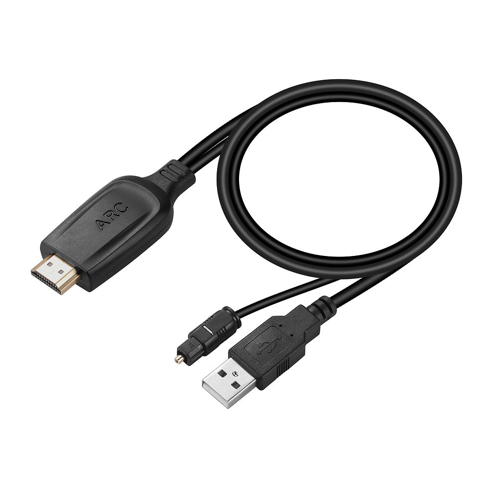 Thumbnail: 192KHz ARC to Optical Audio Converter for HDMI Plug 3.4ft/1.05m TV to Soundbar,