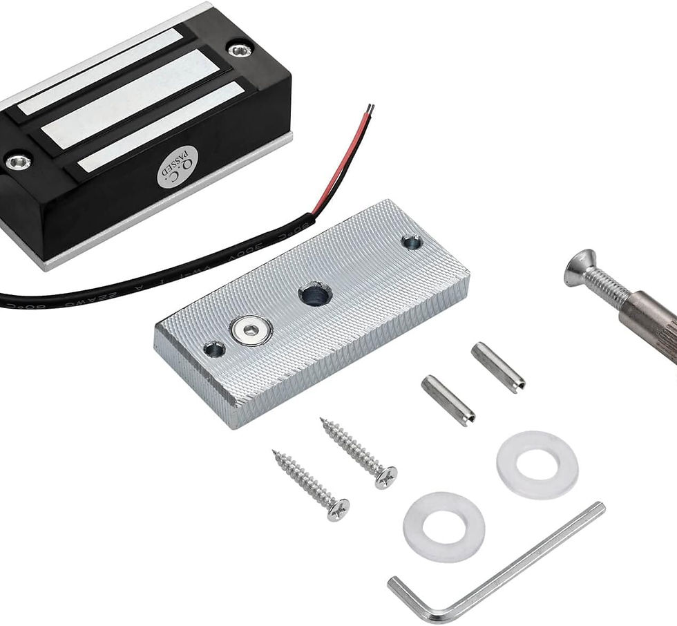 Thumbnail: Electric Magnetic Door Lock 12 V 60 kg (130 lb) Holding Force Access Lock