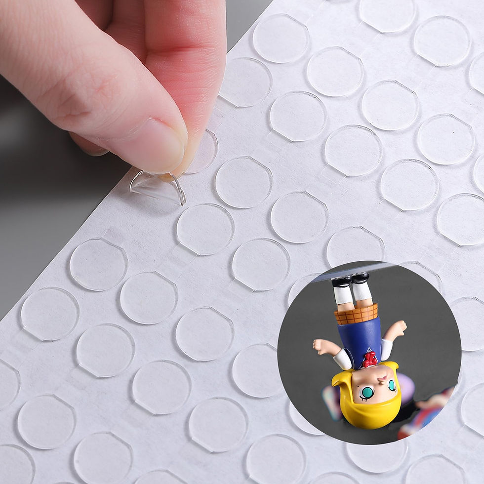 Thumbnail: Adhesive Stick Dots for Wall Hanging Crafts & Decorations, 80 Pack