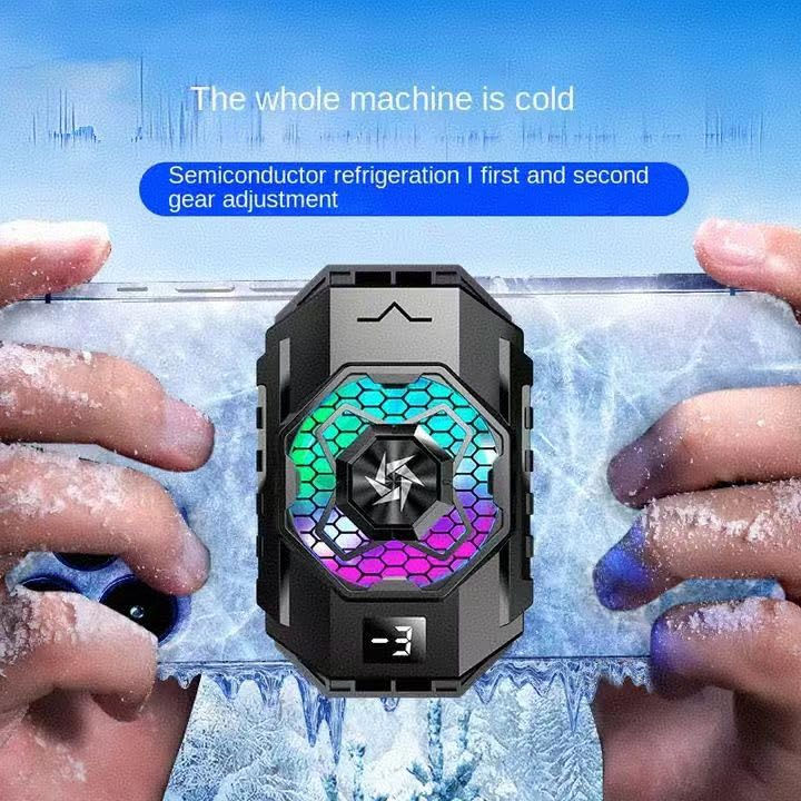 Thumbnail: Portable LED Phone Cooler Fan, Mobile Cooling Fan for iPhone/Android