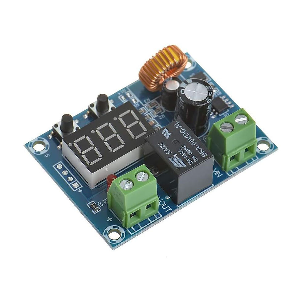 Thumbnail: Digital Low Voltage Protector, 12V-36V, Battery Cut-Off Protection