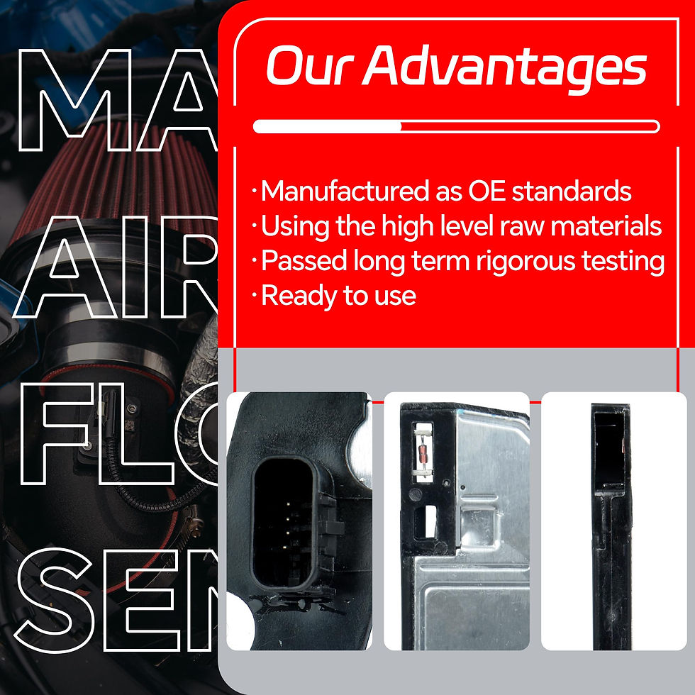Thumbnail: Mass Air Flow Sensor with Ford Super MAF Compatible F-150/250/350/450/550,