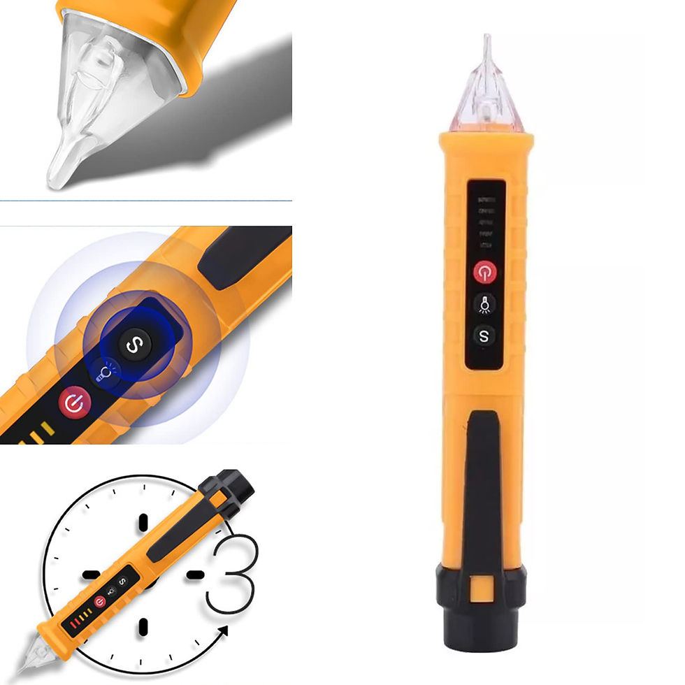 Thumbnail: AC Voltage Detector Electrician Test Pen with Sound Light Alarm LED Light