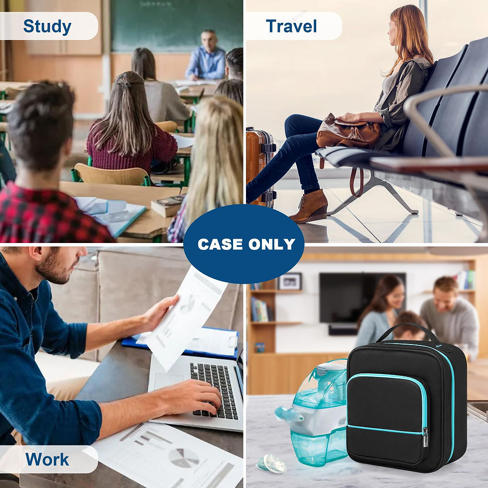 Thumbnail: YARWO Nose Cleaner Travel Case with Nasal Compatible Navage Irrigation