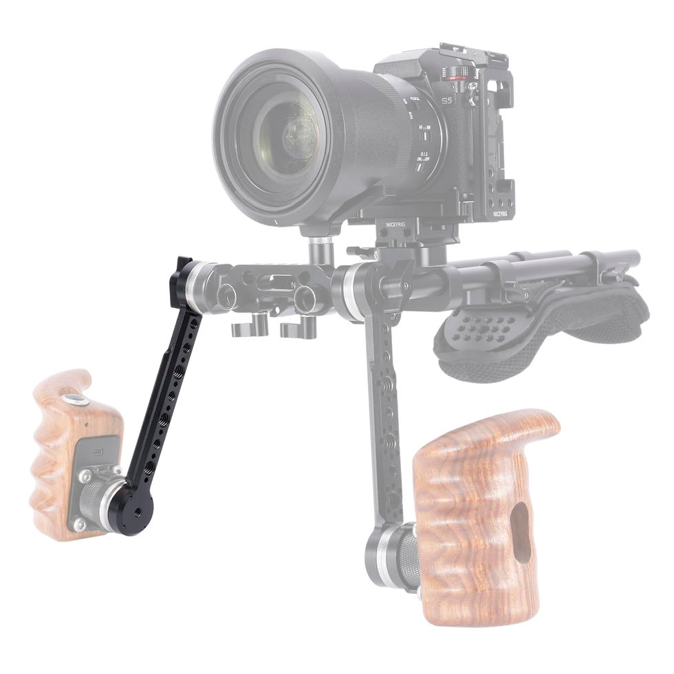 Thumbnail: NICEYRIG Extension with Standard for Rod Rail 6.7'' Rosette Arm Shoulder