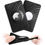 Thumbnail: Airtag Wallet Holder 2 Pack, Ultra Thin Soft Card Holder for Airtag, Black
