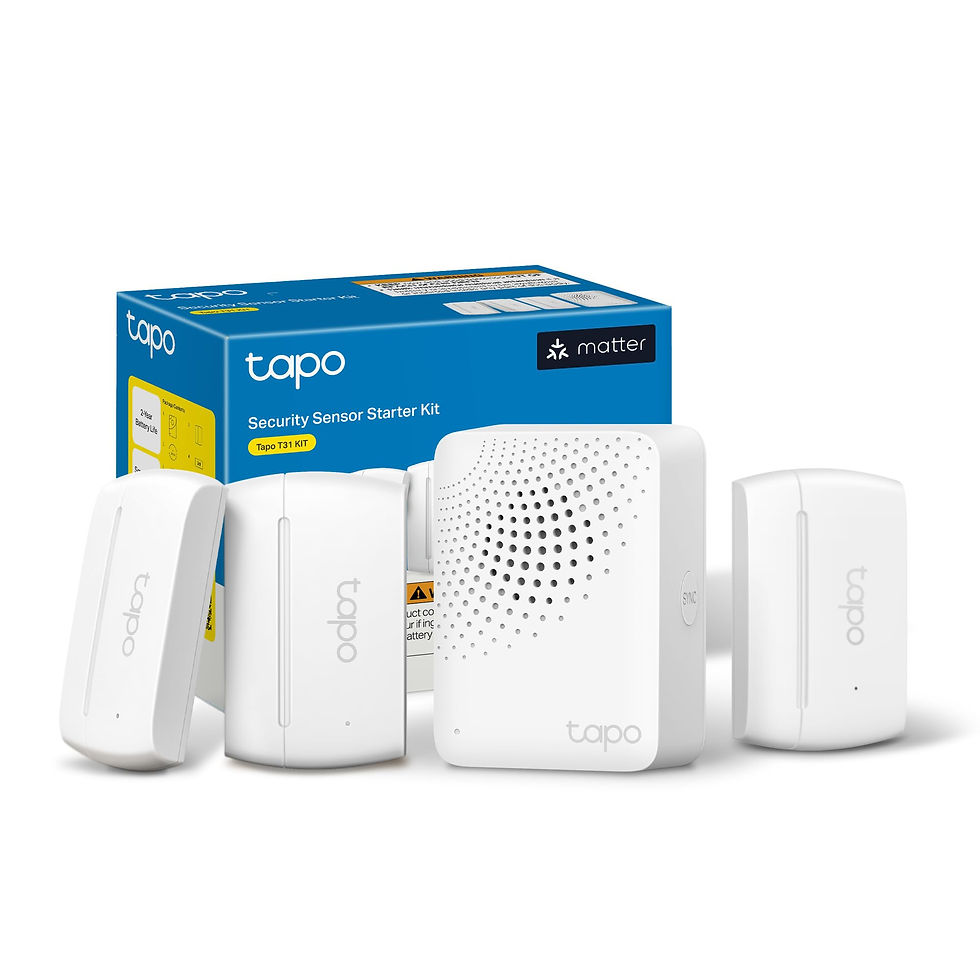 Thumbnail: Tapo Door Sensor Starter KIT, Contact Matter Compatible, 3X Sensor and
