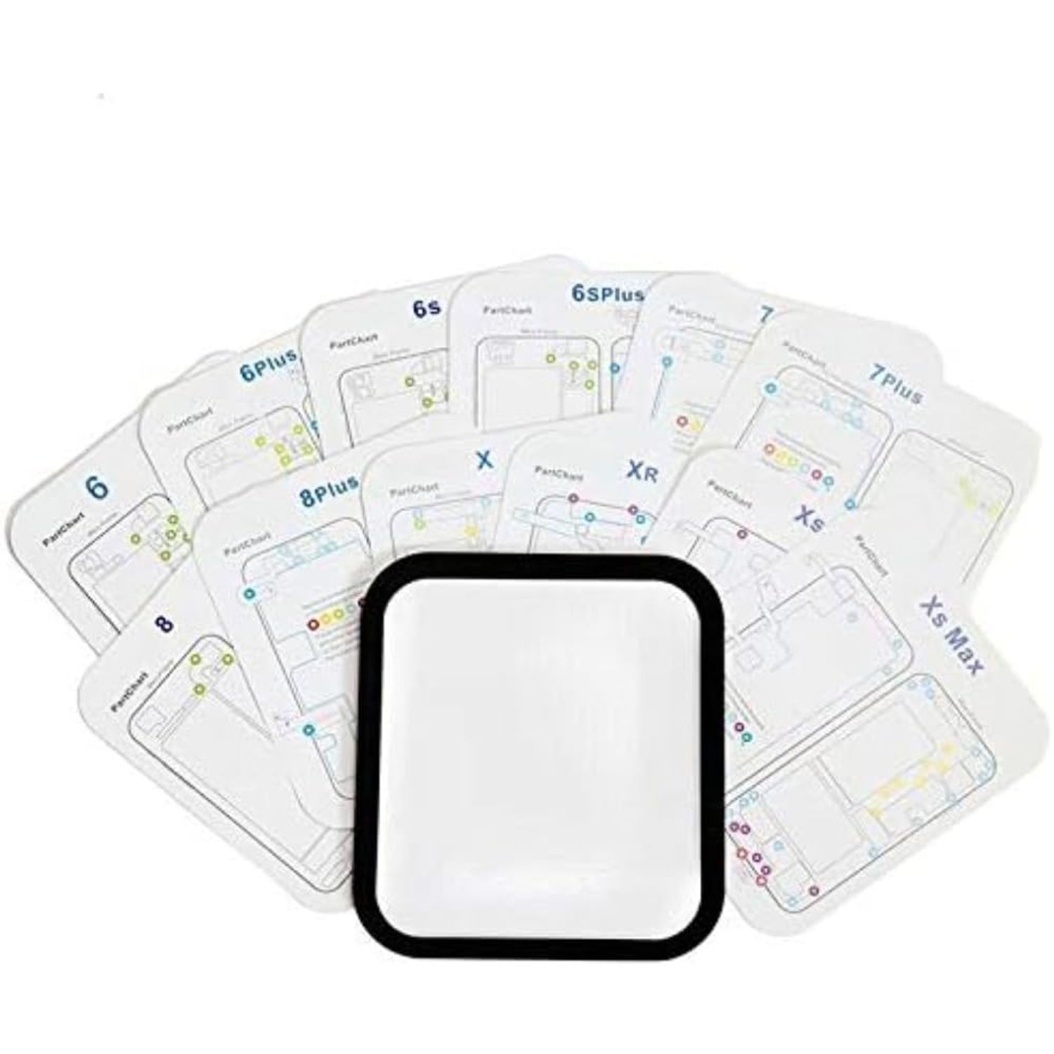 15 Screw Position Pad for iPhone X in 1 Magnetic XS XR Repair Screw and