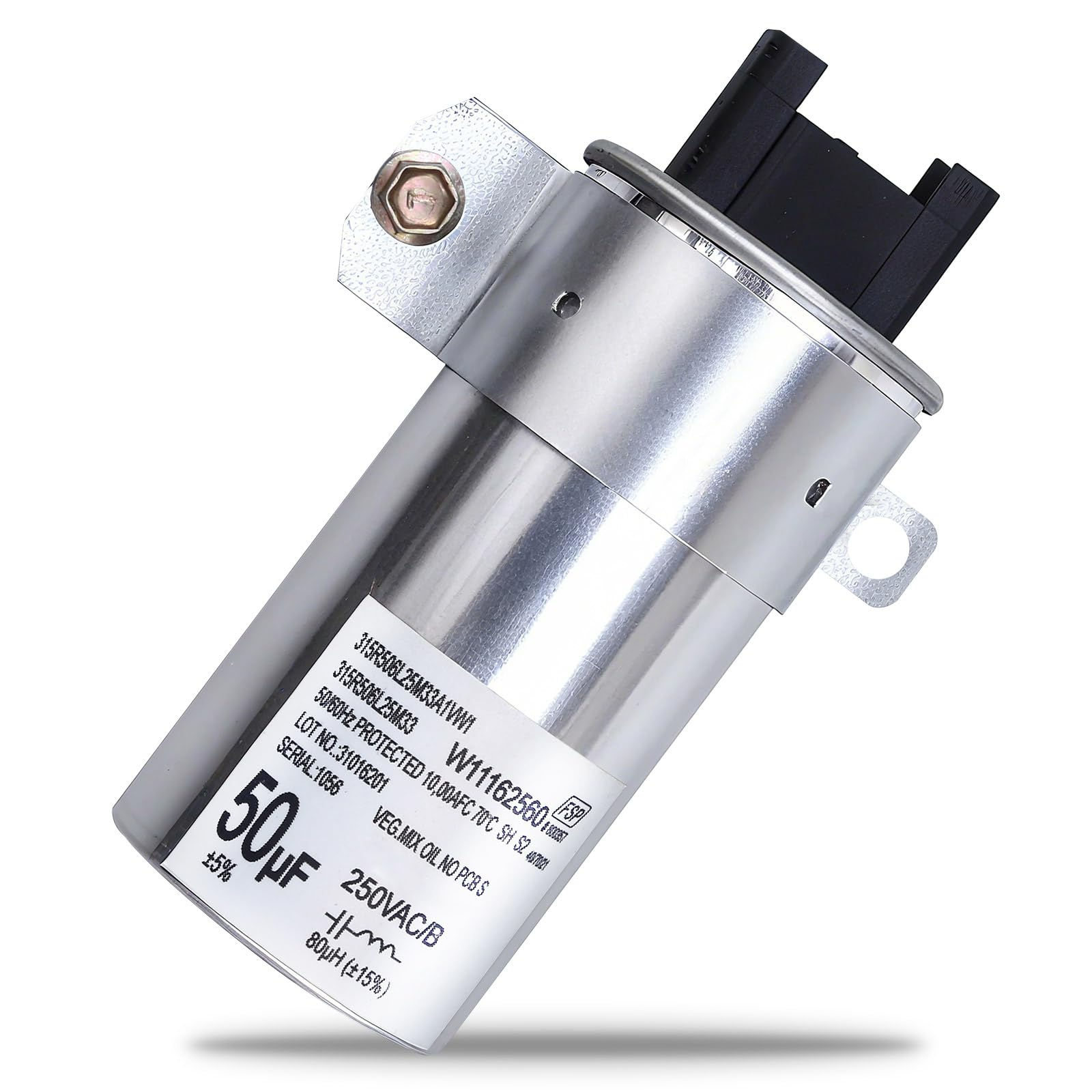 W11395618 Run Capacitor for Whirlpool Washer Capacitor, W11162560 W10625046