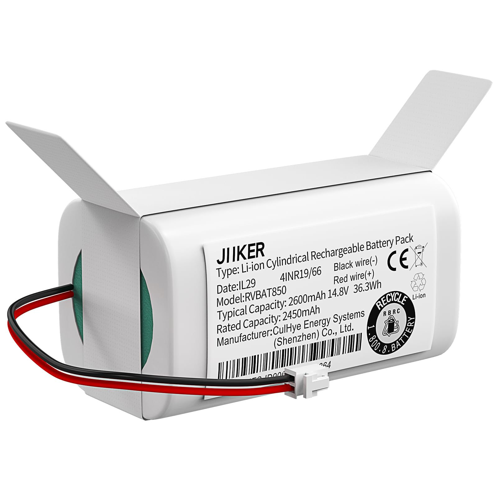 RVBAT850 battery for Shark ION//IQ/AI Robot replacement RV1001AE RV1001