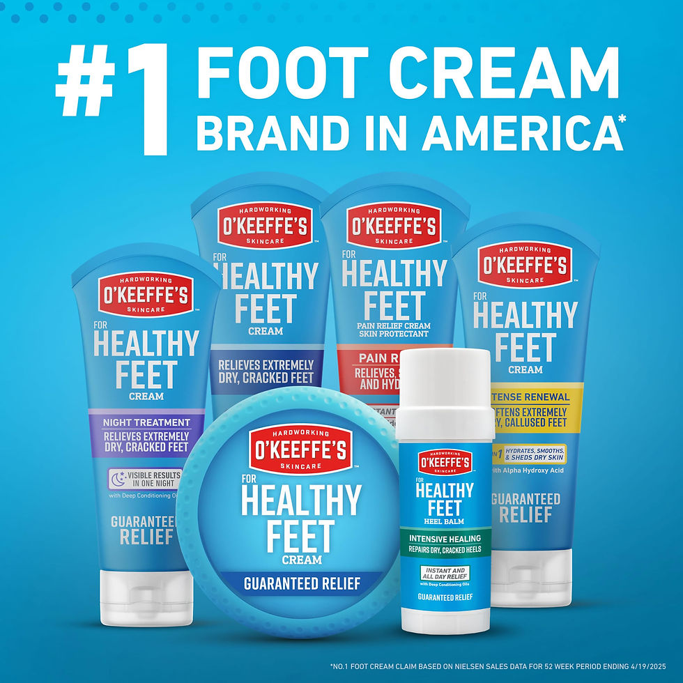 Thumbnail: O'Keeffe's for Healthy Feet Relief Dry; Intensive Healing Balm; Cracked