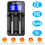 Thumbnail: LCD Universal AA Battery Charger for 18650 18500 18490 18350 AAA AA Ni-MH Ni-CD